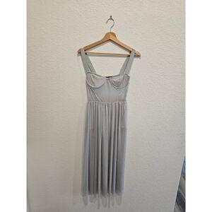 Marjorelle rina Gray glitter dress sz sm